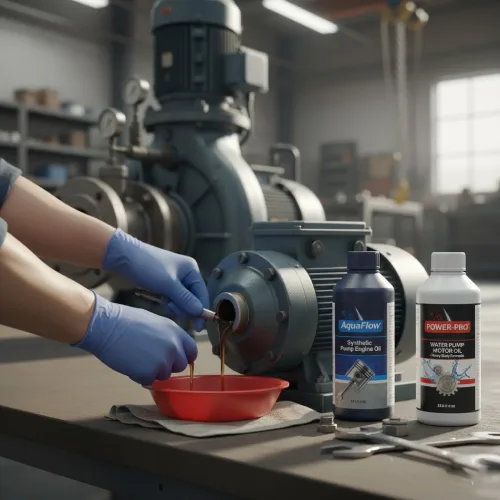 نحوه تعویض روغن موتور پمپ آب