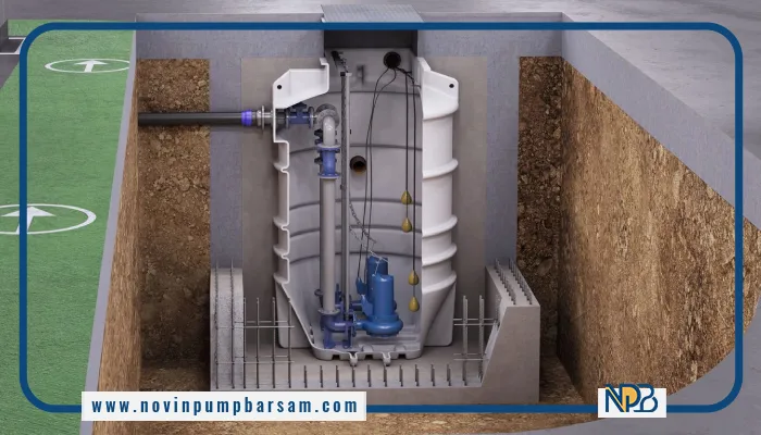 پمپ فاضلاب زمینی