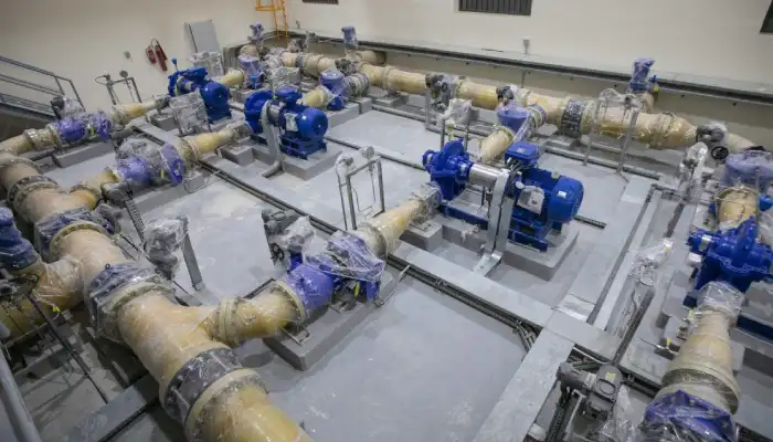 شیرآلات و اتصالات ایستگاه پمپاژ